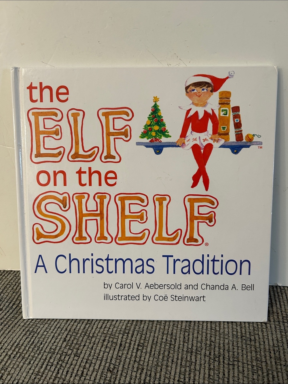 Elf on the Shelf Book hardcover Christmas tradition fun